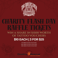 Charity Flash Day Raffle Ticket